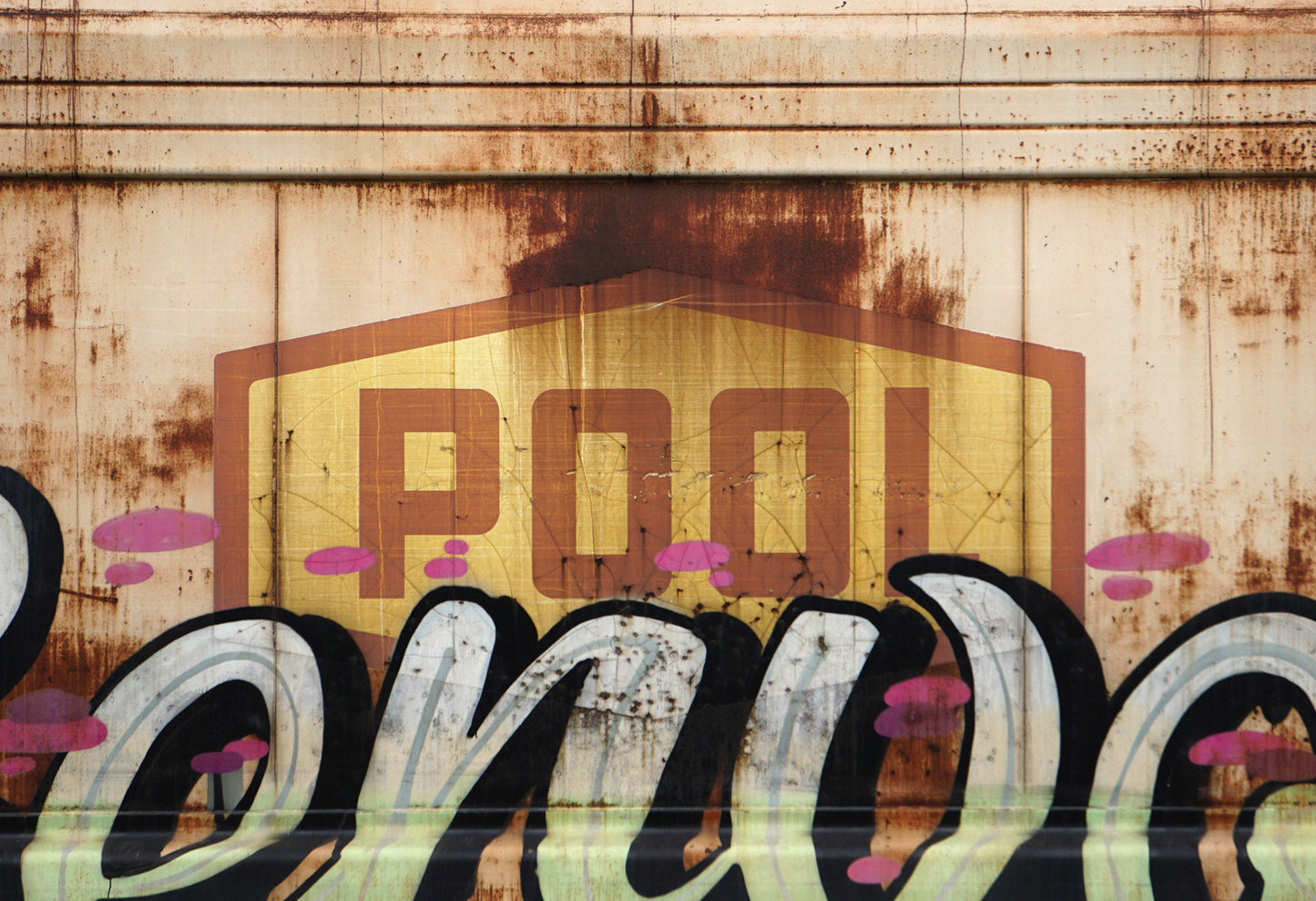 POOL HORIZONTAL METAL PRINT