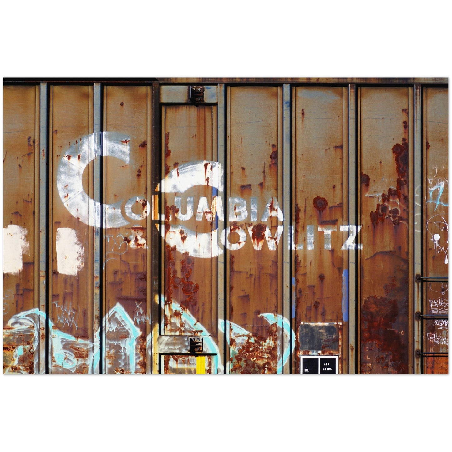 COLUMBIA COWLITZ HORIZONTAL METAL PRINT