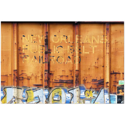 NEW ORLEANS PUBLIC BELT RAILROAD HORIZONTAL METAL PRINT