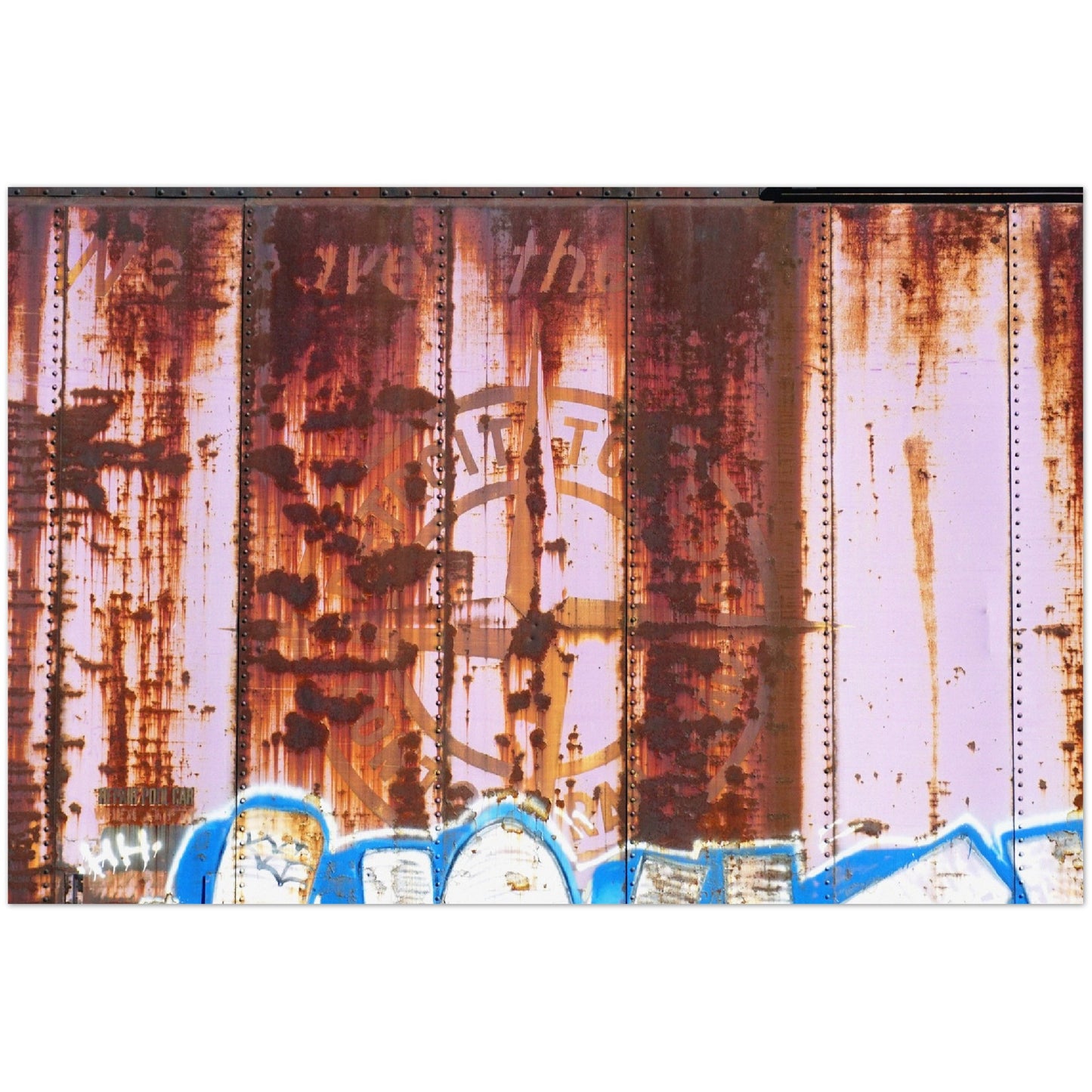 DETROIT, TOLEDO & IRONTON HORIZONTAL METAL PRINT v2