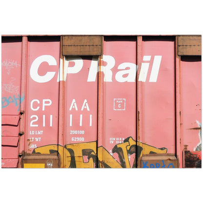 CANADIAN PACIFIC (CP RAIL)  HORIZONTAL METAL PRINT