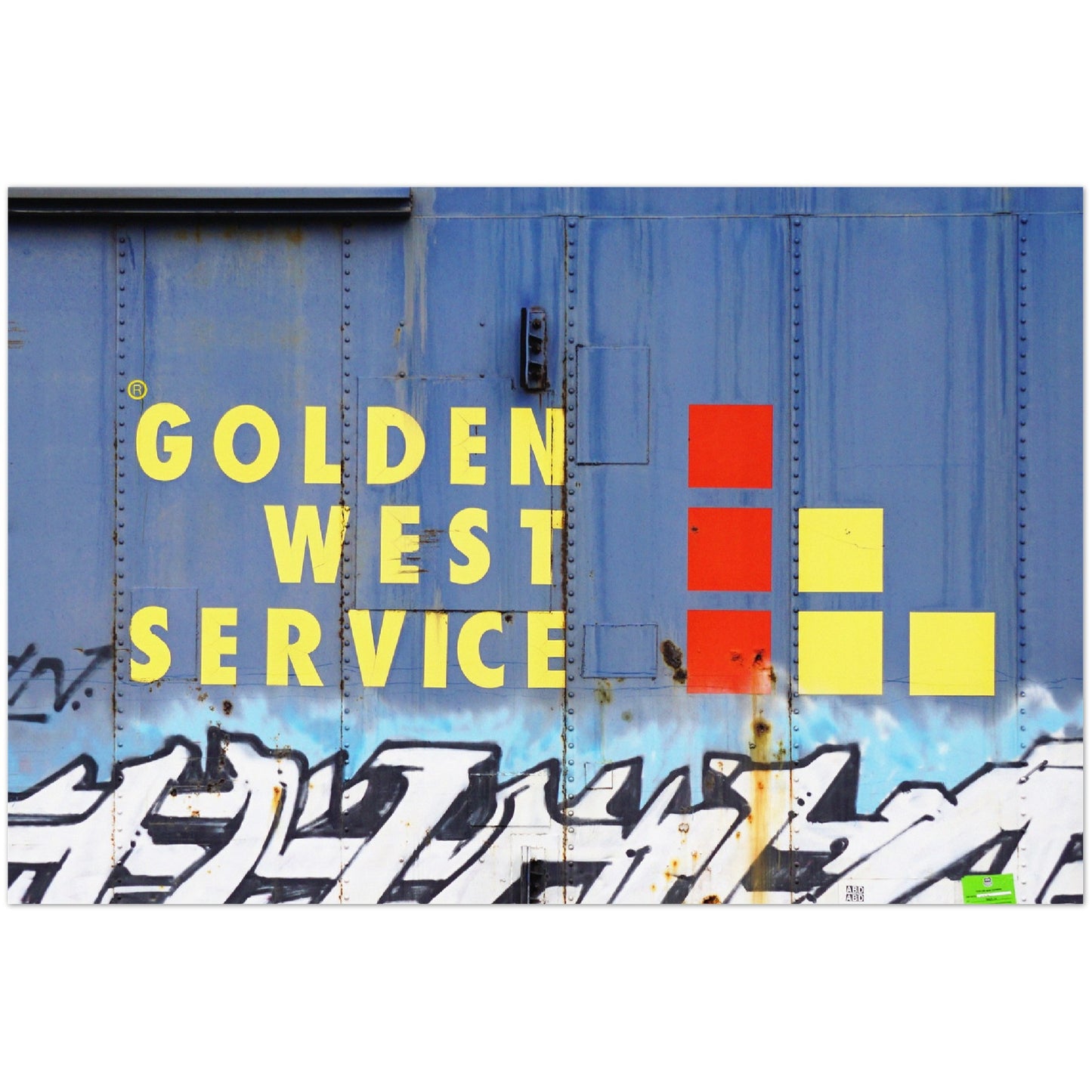 GOLDEN WEST SERVICE HORIZONTAL METAL PRINT